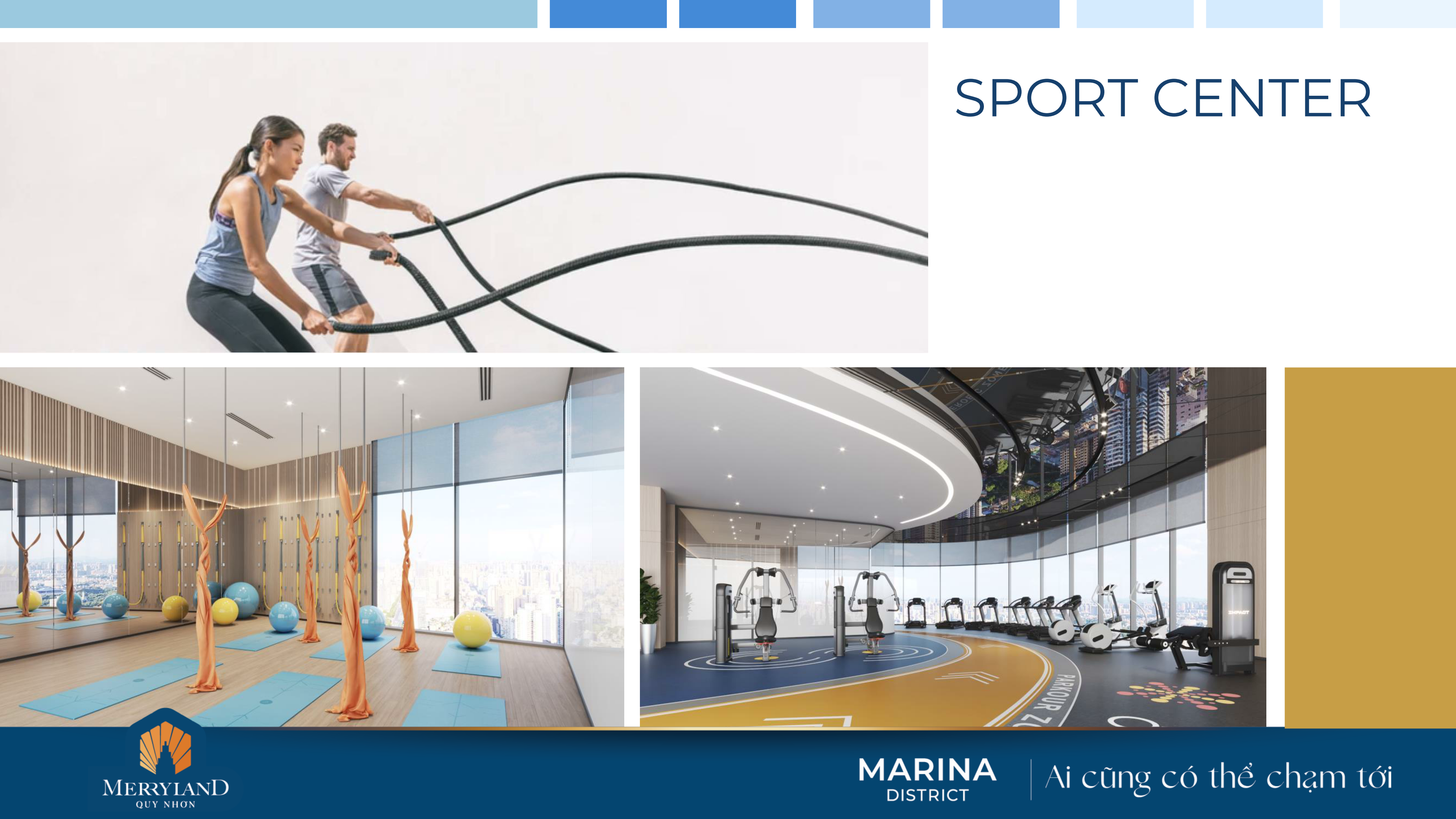 Hệ thống Gym, spa tại Marina District